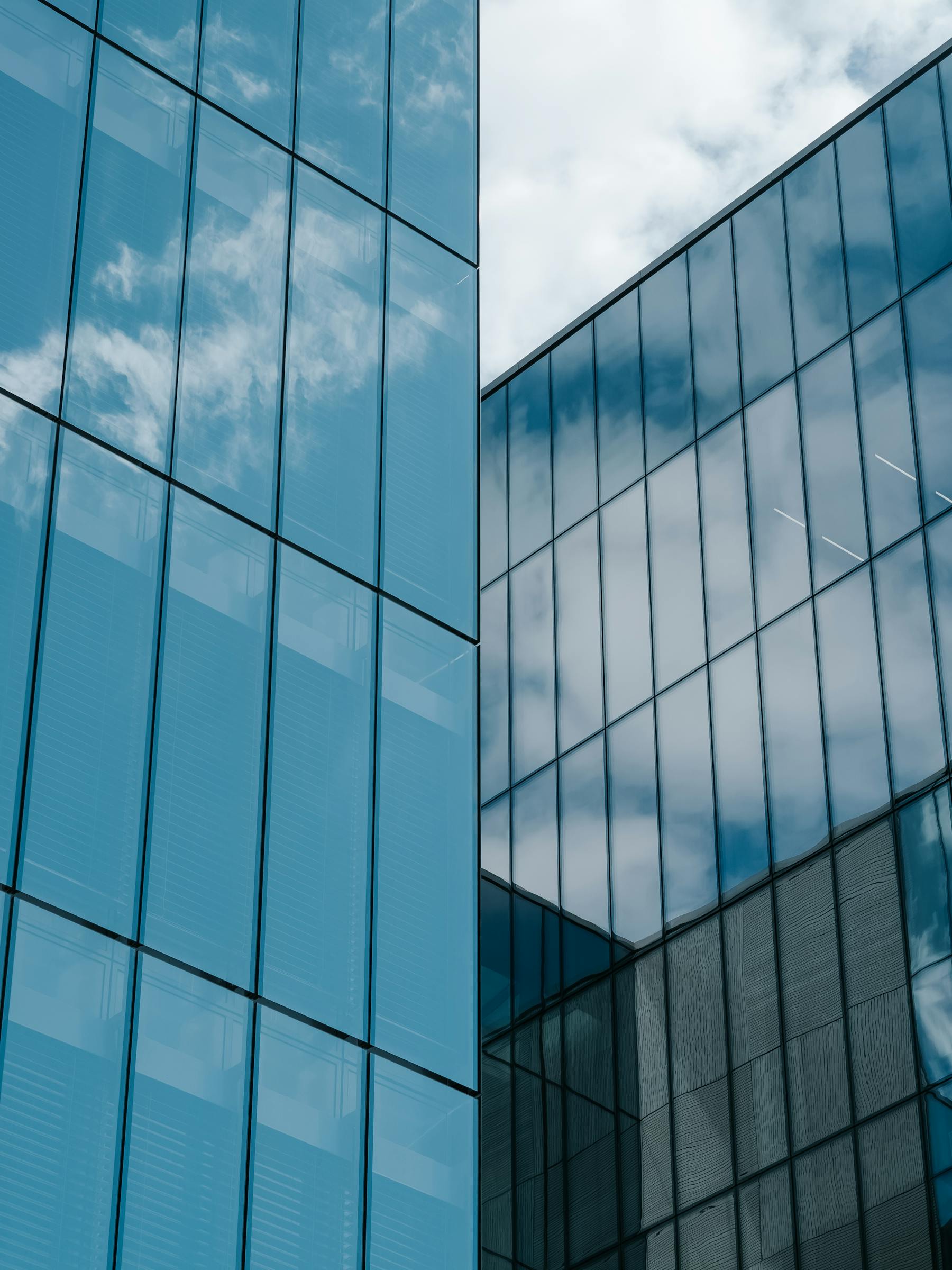 Façade de verre impeccable